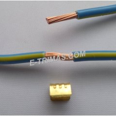 E-trimas 608004 U Type Splice Terminal Clip Connection Wiring Connector (10PCS)