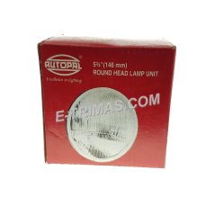 E-trimas AutoPal India Quality 178mm Round Halogen Headlamp Unit (1PC)