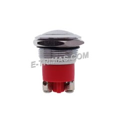 E-trimas 19MM Stainless Steel Anti Vandal Metal Waterproof Push Button Switch