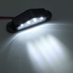 E-trimas LED License Number Plate Light Rear Lamps Boat Trailer Truck Van Caravan Lorry