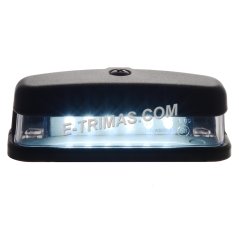 E-trimas 6 LED Universal License Number Plate Light For Truck Trailer 10-30V