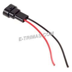 E-trimas Universal 9006 9005 HB3 HB4 Male Pre-wired Connector Harness Wiring HID D2S D2R