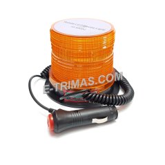 E-trimas 40 LED 2 Mode Beacon Lamp Rotate Flash Warning Strobe Light Cigarette Lighter