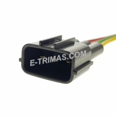 E-trimas Hyundai Trajet Plug Coil Male Socket Sonata Distributor Connector