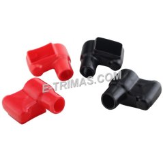 E-trimas Car Motor Lorry Battery Terminal Clamp Protective Full Insulation Cover (1SET)