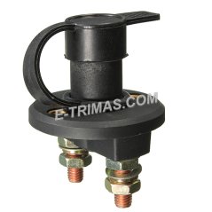 E-trimas Car Automotive Battery Isolator Master Disconnect Cut Off Switch 12V 24V 100A