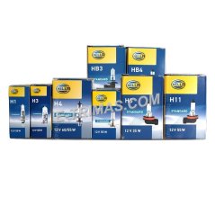 E-trimas Genuine Hella H1/H3/H4/H7/H11/HB3/HB4 Germany Halogen Bulb