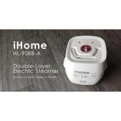 Ipohonline iHome Double-Layer Stainless Steel Electric Steamer 0.8L 230V HL908BA