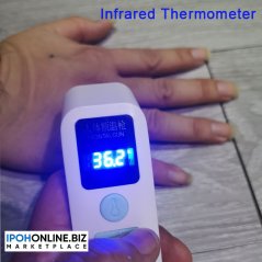 Ipohonline No Contact Digital Infrared Thermometer Fever Temperature Gun - Frontal Gun - 1 Second Reading New Tech