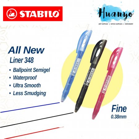 Stabilo Re-liner 868 Extra Fine 0.5mm / Fine 0.7mm Stick Pens Semi