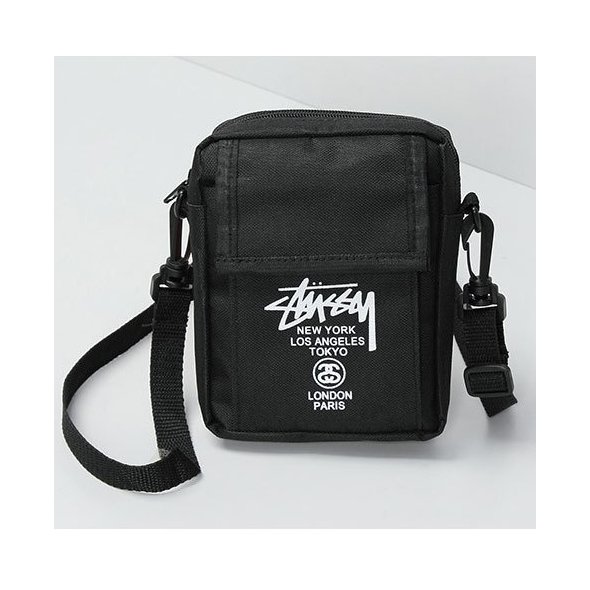 Buy Messenger Stussy Sling Bag Black eRomman