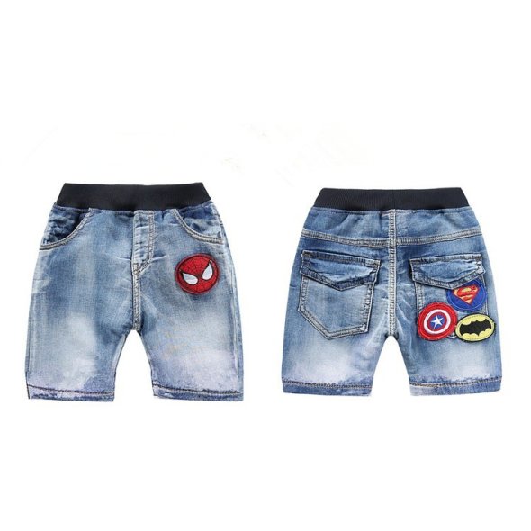 Buy Koolkidzstore Boys Pants Denim Short Marvel Spiderman Batman Embroidery 2 7Y 2 Colors eRomman