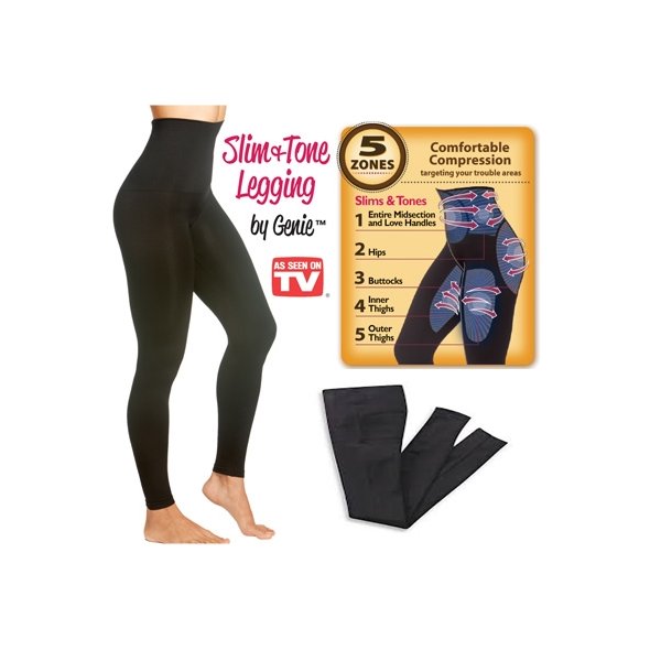 Buy Ginie Slim Tone Legging High Waist Shaper Black eRomman