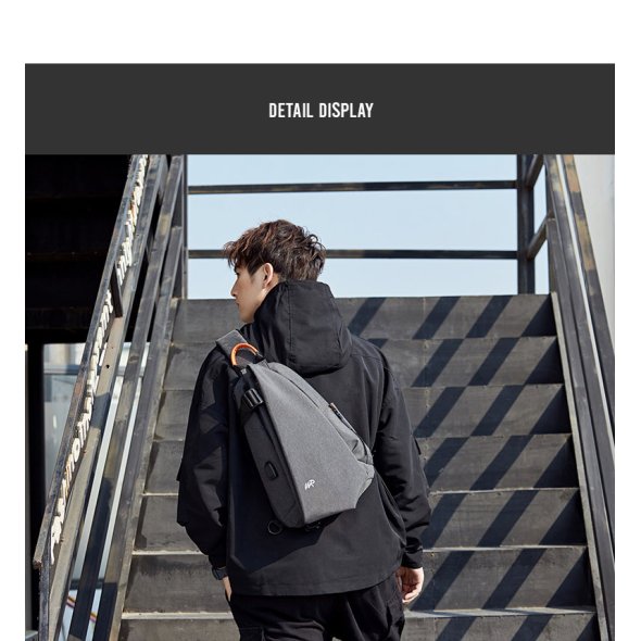 Buy Werocker RCK Sling Bag Dark Grey eRomman