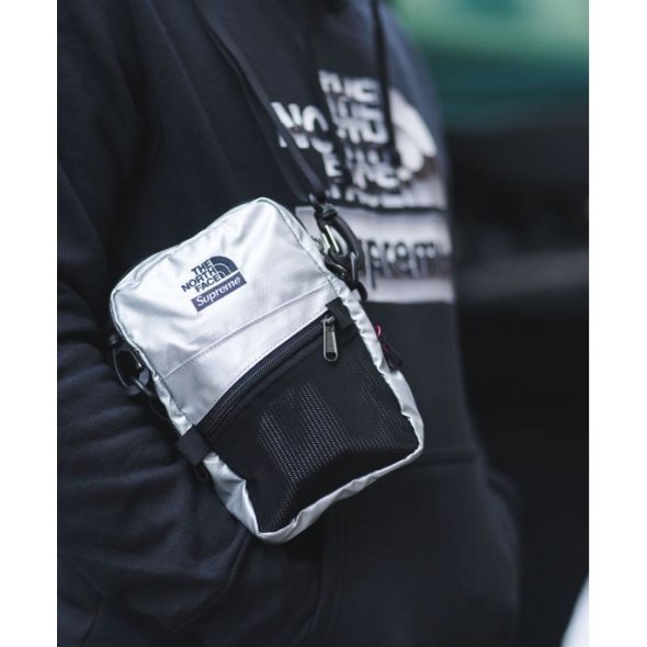 The North Face Authentic Supreme X Metallic Shoulder Bag 3 Colors