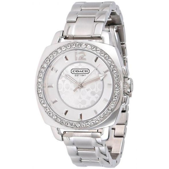 Coach boyfriend store watch silver