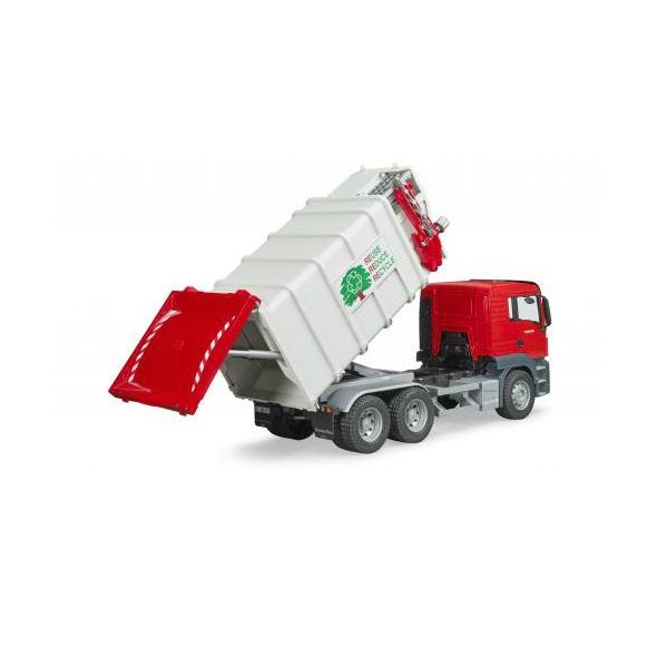 Buy BRU03761 Bruder MAN TGS Side Loading Garbage Truck Online