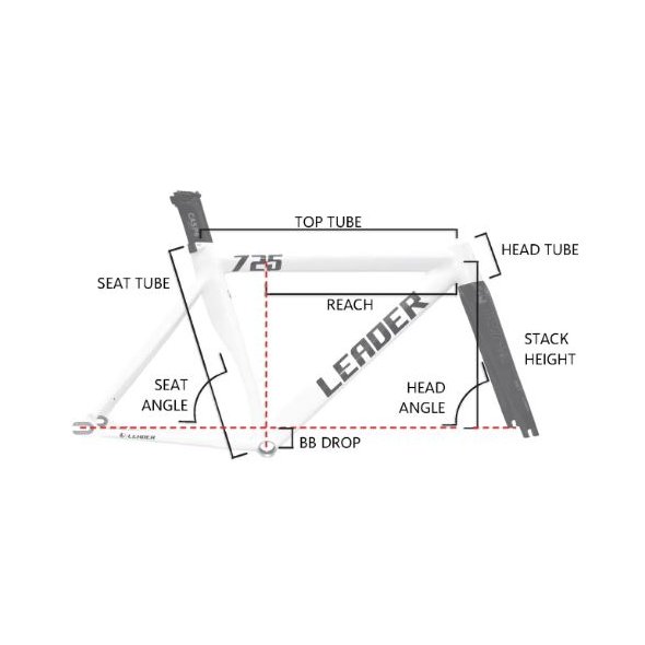 Leader bike size chart 2025
