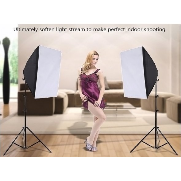 Buy Softbox Lighting Kit Photography Equipment Set eRomman