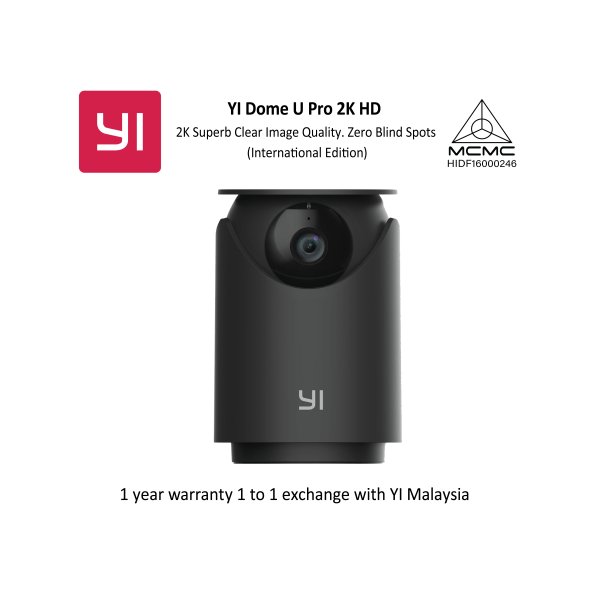 Buy YI Camera 2K Dome U Pro Wifi CCTV 360° IP Security eRomman