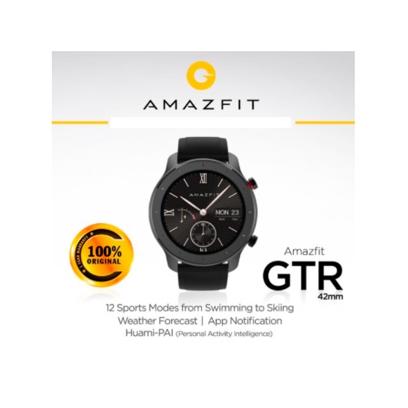 Amazfit gtr best sale 42mm starry black