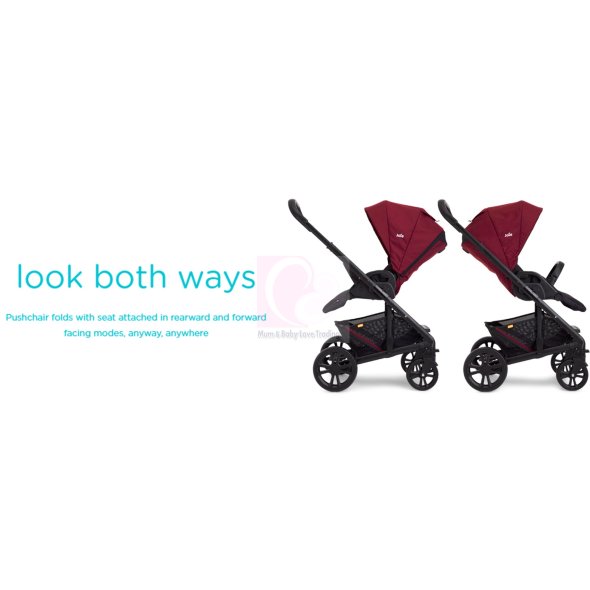 Buy Mumandbabylove Joie Chrome Baby Stroller with Reversible Seat