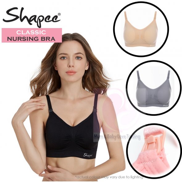 Buy Mumandbabylove Shapee Classic Nursing Bra (Black/ Grey/ Beige