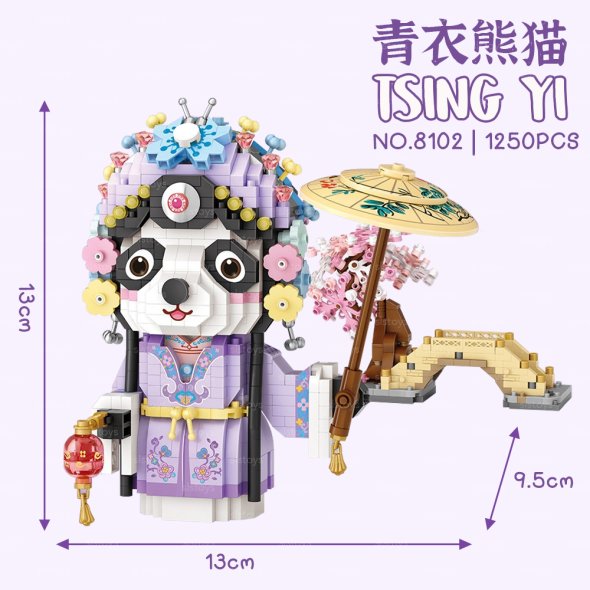 Buy Slstoys LOZ IDEAS Mini Block??iBLOCK FUN 8102 Chinese Opera Panda ...
