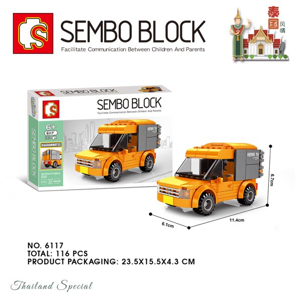 Buy Slstoys Sembo Block Street View Thai Thailand Special Vehicle ...