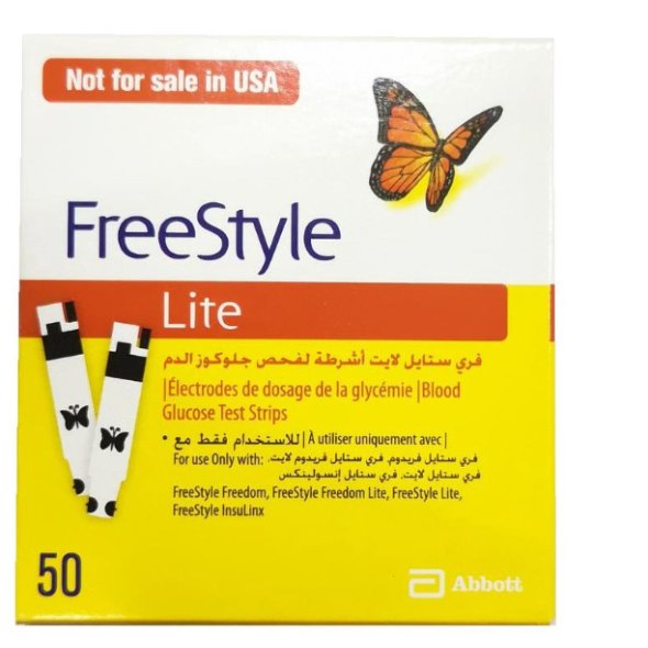 Buy FreeStyle Lite Test Strips 50s( Exp 01/2024) online eRomman