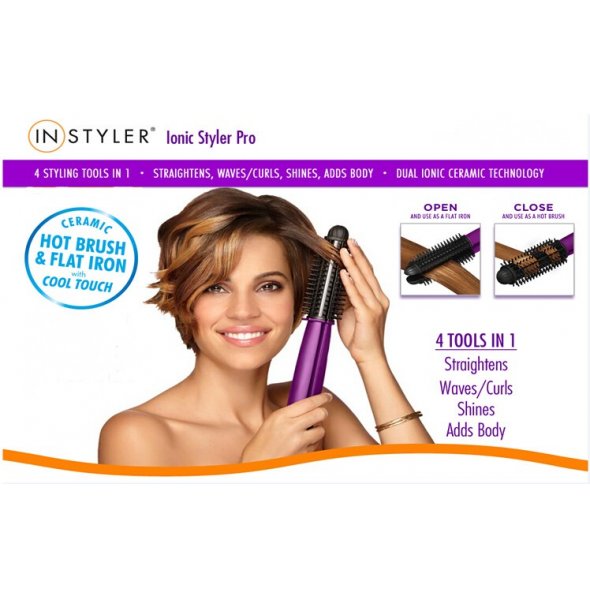 Buy Sweethomeplanet 4in1 InStyler Ionic Styler Pro Hot Brush Ceramic Hair  Straighten Curl Online | eRomman