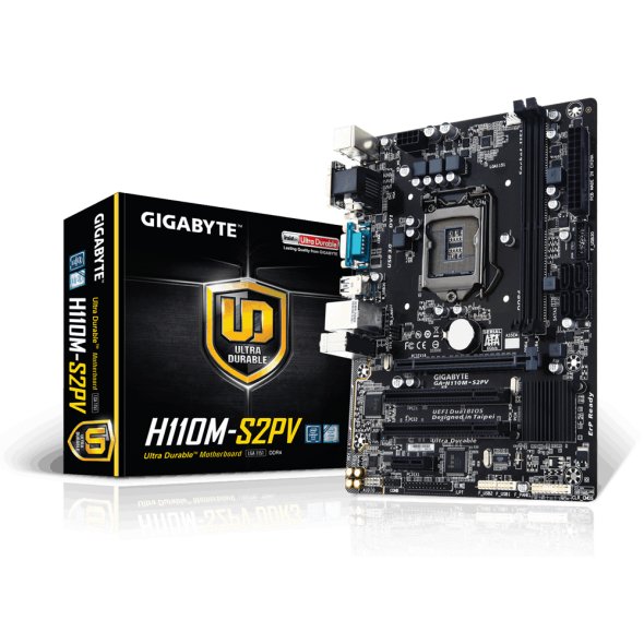Buy Gigabyte GA-H110M-S2 7th 6th Gen 1151 DDR4 VGA Micro ATX Intel