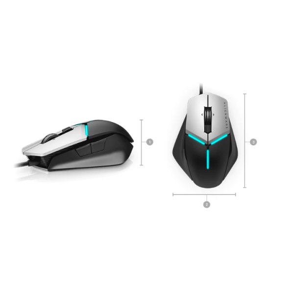 Buy Elite Gaming Mouse Alienware 12000 DPI - AW958 | eRomman