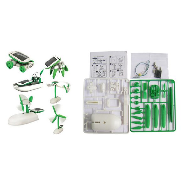 Buy Kids Stem Robot Kits 6 in 1 Educational Solar Kit As picture