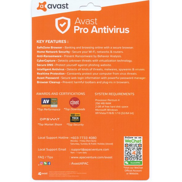 Buy Ipohonline Avast Pro Antivirus OEM License 1 user 1 Year ...