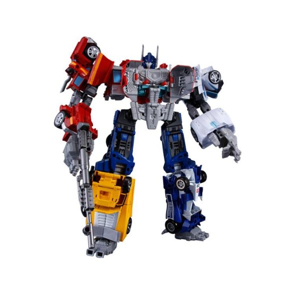 Transformers Unite Warriors UW-05 Autobot Car Robots Combiner Convoy Grand Prime - Giftset