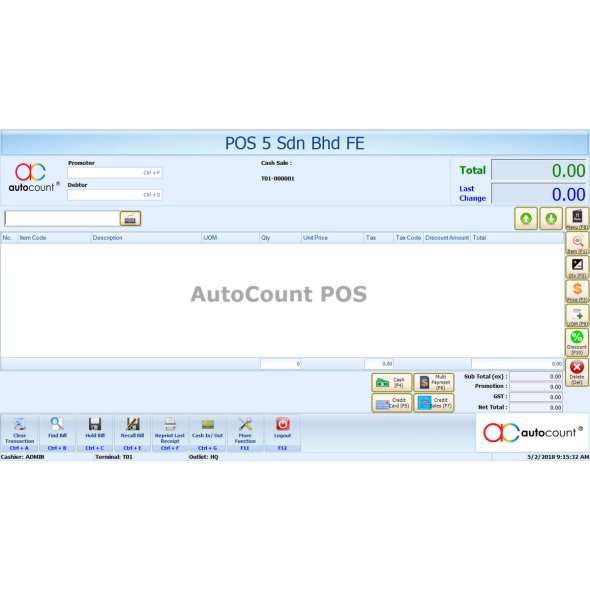 Buy Ipohonline AutoCount POS 5.0 Full Setup Installation with Updated ...