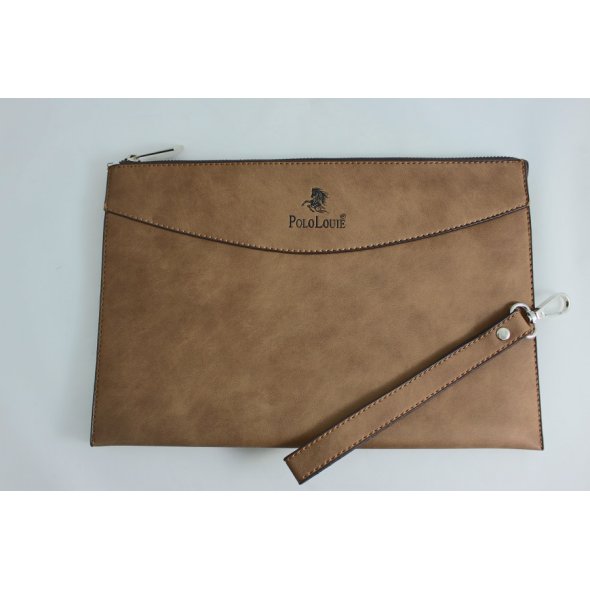 Buy Polo Louie Men Leather Brown Envelope Flap Cardholder Clutch