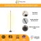[IX] Creative Floor Lamp Line LED Vertical Personal Lamp (Warm Light)
