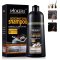 Mokeru Coconut Oil Hair Black Herbal Hair Dye Shampoo 3 in 1 for Women & Men,16.90 Fl Oz (Light Brown)