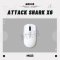 Attack Shark X6 Wireless Gaming Mouse with Charging Dock (White)