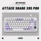 Attack Shark X85 Pro 75% Wireless Full Build Keyboard RGB (Lavender)