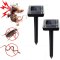 Gdeal Outdoor 2pcs  Killer Farm Solar Drive Repeller Insect Repellent