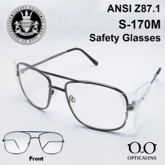 نظارة السلامة شفافة جوارد S-170M طراز UV400 ANSI Z87.1