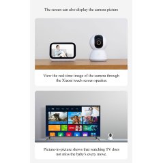 XIAOMI 360° IP Camera PTZ 2K 3MP F1.4 1296P Panoramic CCTV MJSXJ09CM