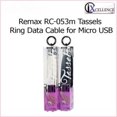 ريماكس كابل بيانات مايكرو يو إس بي مع دلاية على شكل حلقة RC-053m