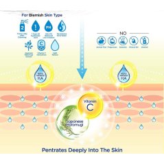 لوشن للوجه بفيتامين سي وبزجاجة بخاخ من هادا لابو كيواميزو