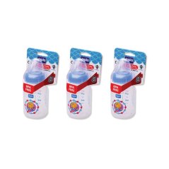 Japlo Round Feeding Bottle - 120ml (3 Pcs in 1)