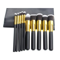 Gdeal 10pcs Makeup Brush Gold Black CM-2818