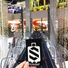 Gdeal SKY TRAVELLER Premium PVC Luggage Suitcase Travel Tag Let New Adventures Begin